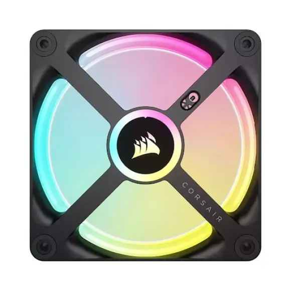 Quạt -máy -tính- Fan -case -Corsair -iCUE -LINK- QX120- RGB- Magnetic -Dome -RGB- Fan-Starter -Kit -(CO-9051002-WW)